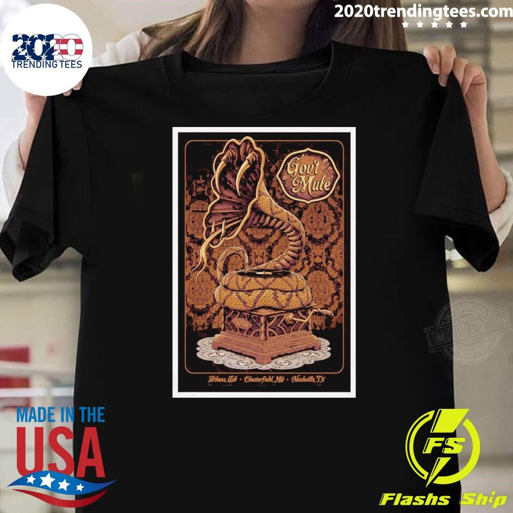 Gov’t Mule The Factory Chesterfield, MO April 20, 2026 Nashville TN Shirt