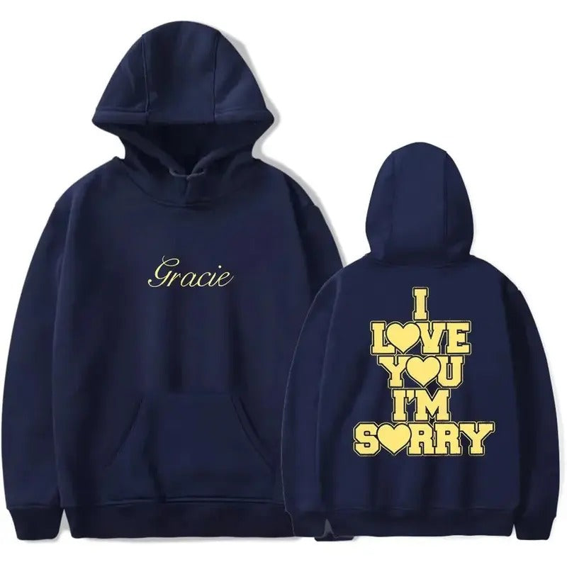 Gracie Abrams I Love You I'M Sorry Hip Hop Hoody Y2k Shirt T-Shirts, Hoodie, Sweatshirt