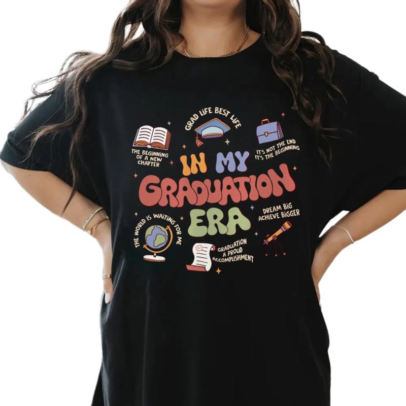 Graduation Shirt, In My Graduation Era Shirt, 2025 Grad Tshirt, Gift For Senior, Last Day Of School Gift, End Of Year...