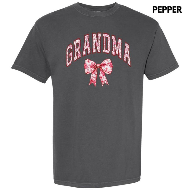 Grandma Red Ginger Jar Florals Comfort Colors T-Shirt 'NLB' Hoodie Sweatshirt | PrintMintTees.com