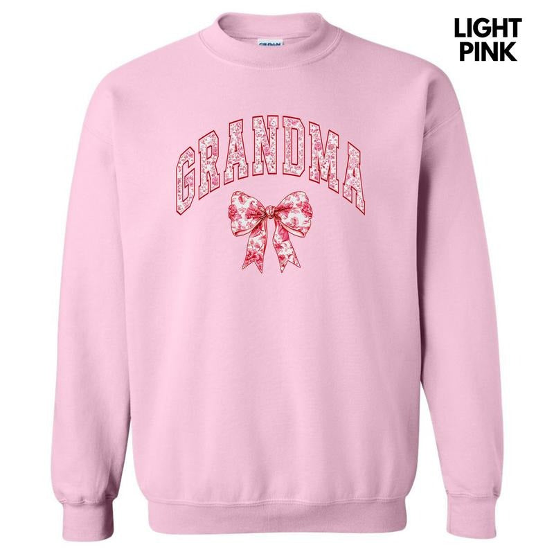 Grandma Red Ginger Jar Florals Sweatshirt 'NLB' T-Shirts, Hoodie | PrintMintTees.com