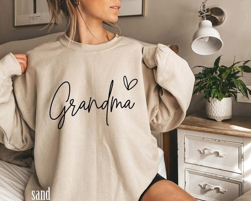 Grandma Sweatshirt, Nana Sweatshirt, Mother's Day Gift, Gift For Mother, Mimi Crewneck, New Grandma Sweatshirt, New Mom...