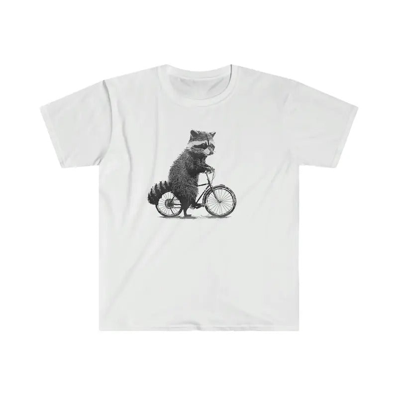 Graphic Tee Mens - Racoon Shirt - Funny Racoon Shirt Cotton Menswear Hoodie Sweatshirt | PrintMintTees.com