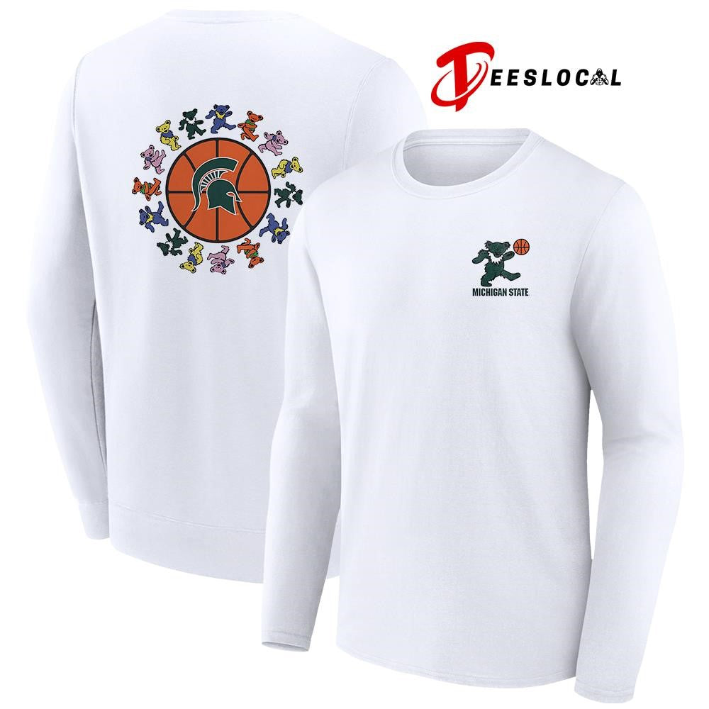 Grateful Dead x Michigan State Spartans bears full court shirt