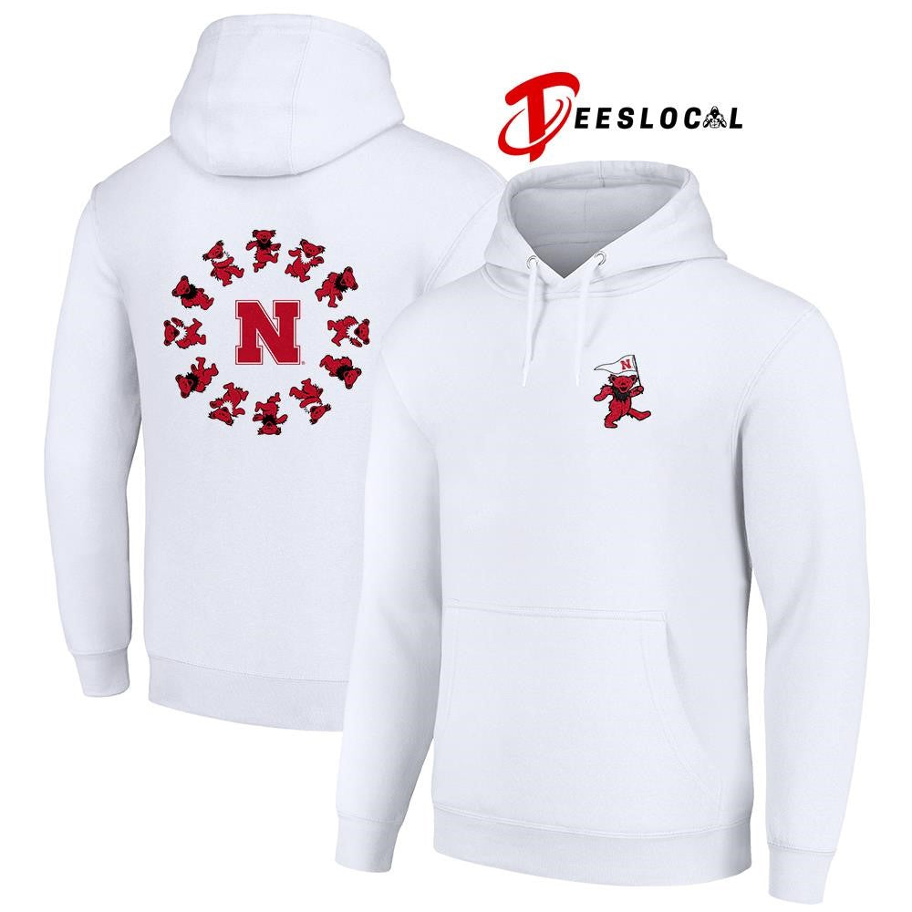Grateful Dead x Nebraska Cornhuskers bears circle shirt