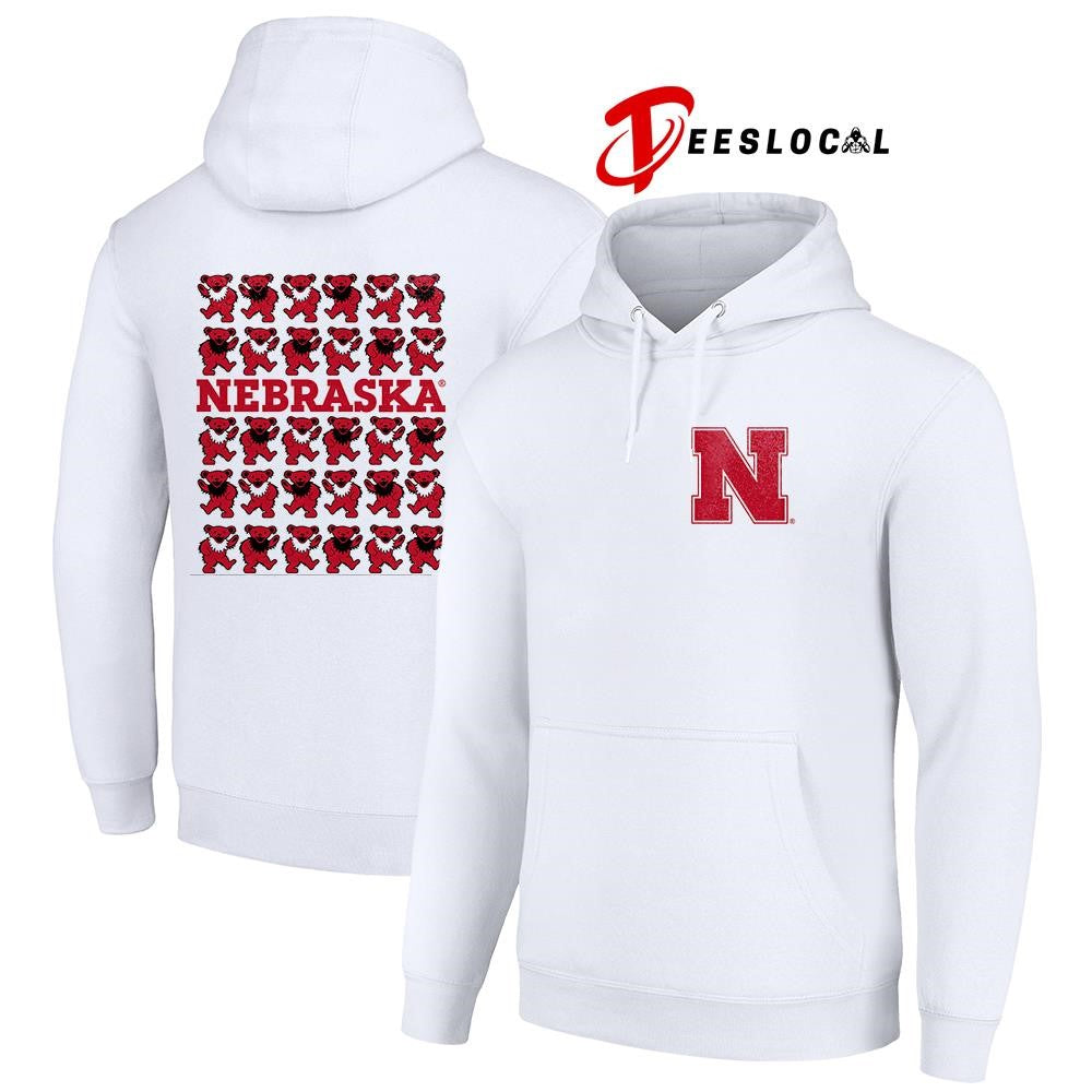 Grateful Dead x Nebraska Cornhuskers bears mascot shirt
