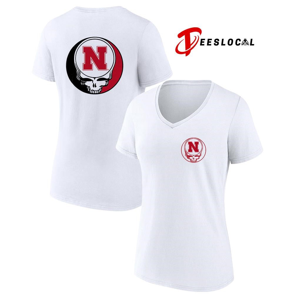 Grateful Dead x Nebraska Cornhuskers logo parody shirt