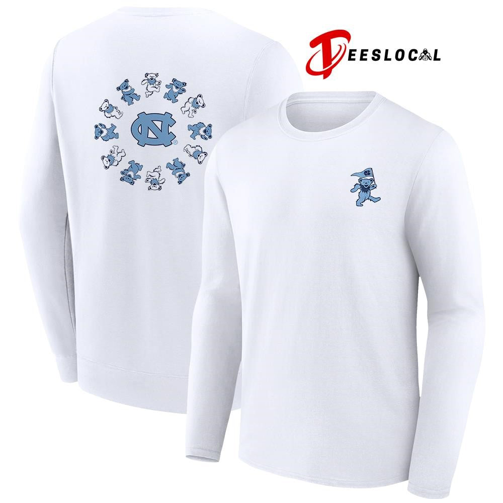 Grateful Dead x North Carolina Tar Heels bears circle shirt