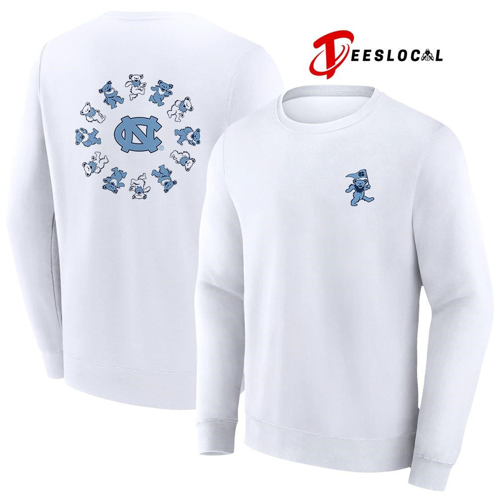 Grateful Dead x North Carolina Tar Heels bears circle shirt