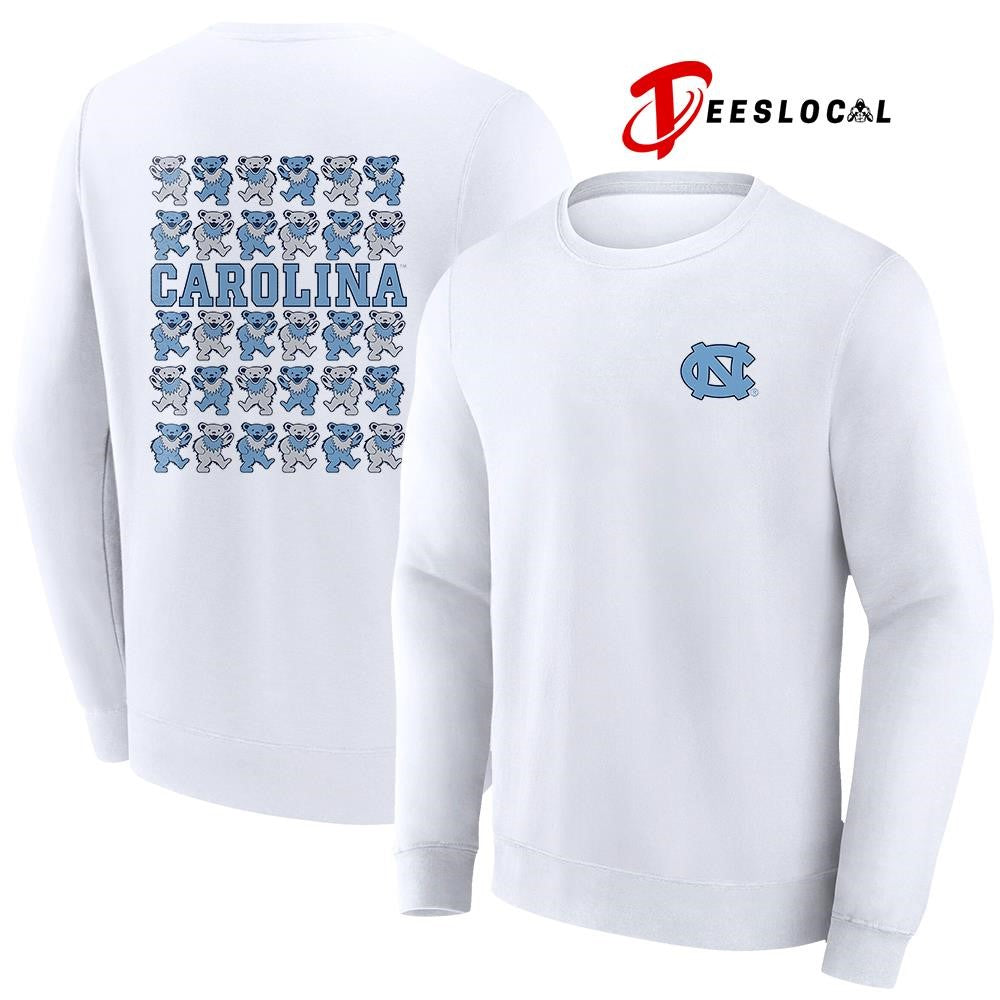 Grateful Dead x North Carolina Tar Heels bears mascot shirt