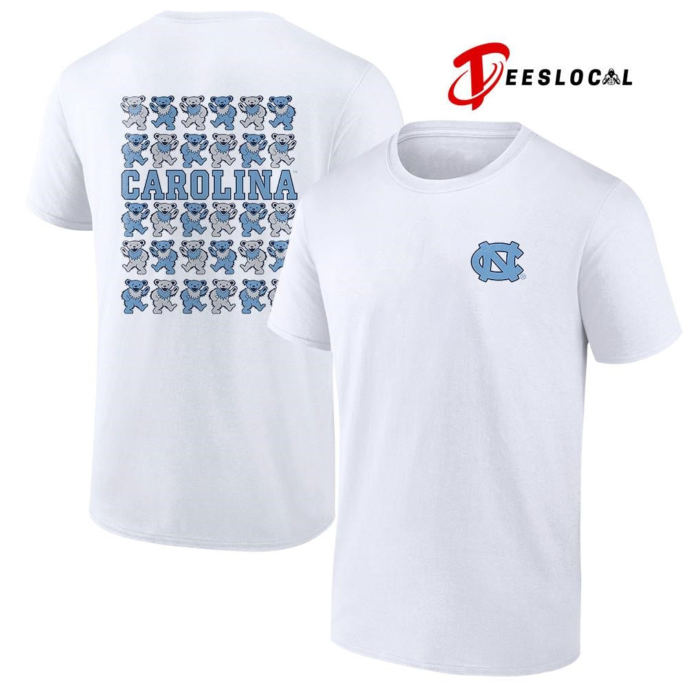 Grateful Dead x North Carolina Tar Heels bears mascot shirt