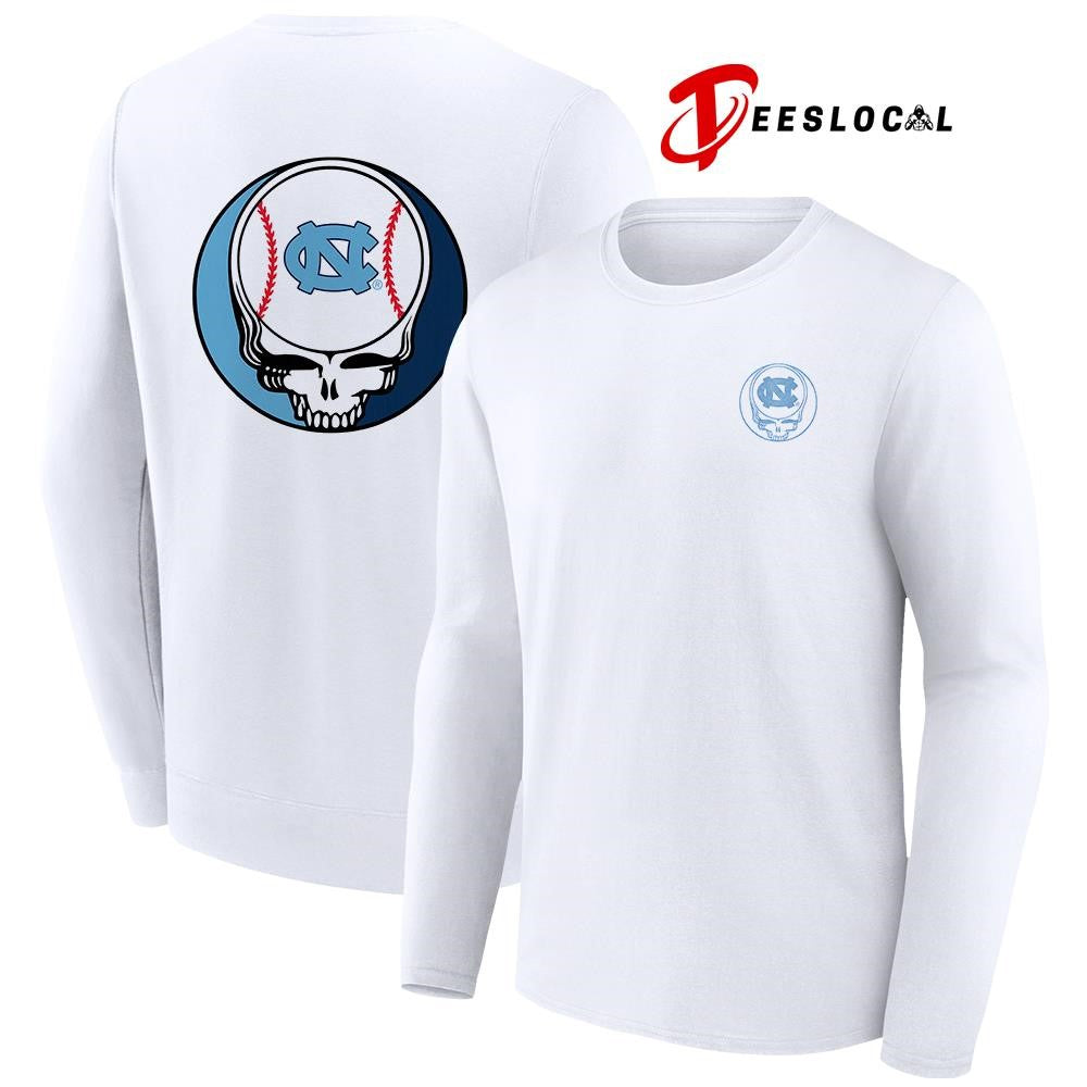 Grateful Dead x North Carolina Tar Heels logo parody shirt