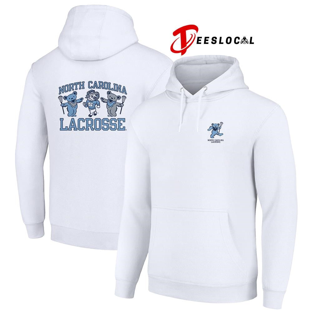 Grateful Dead x North Carolina Tar Heels mascots lacrosse shirt