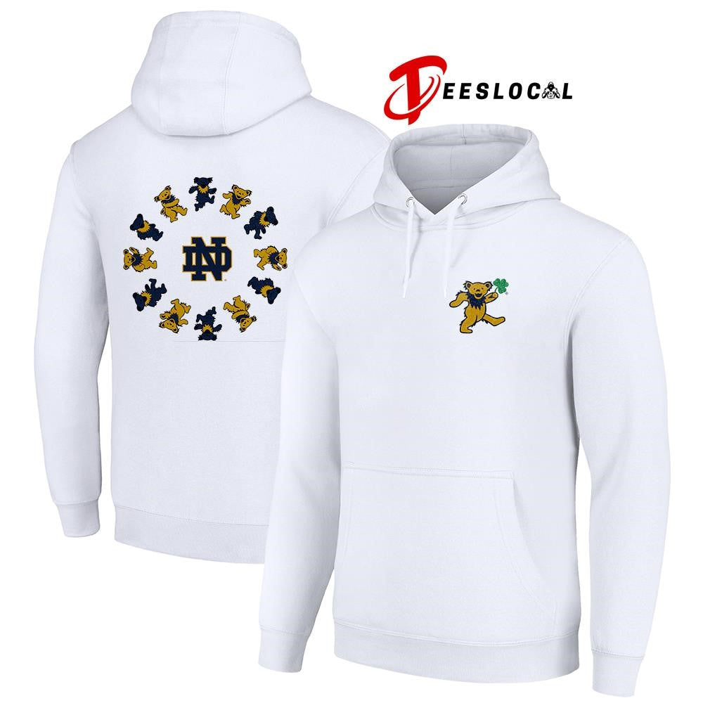 Grateful Dead x Notre Dame Fighting Irish bears circle shirt