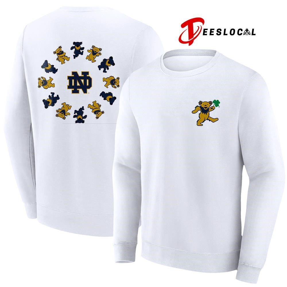 Grateful Dead x Notre Dame Fighting Irish bears circle shirt