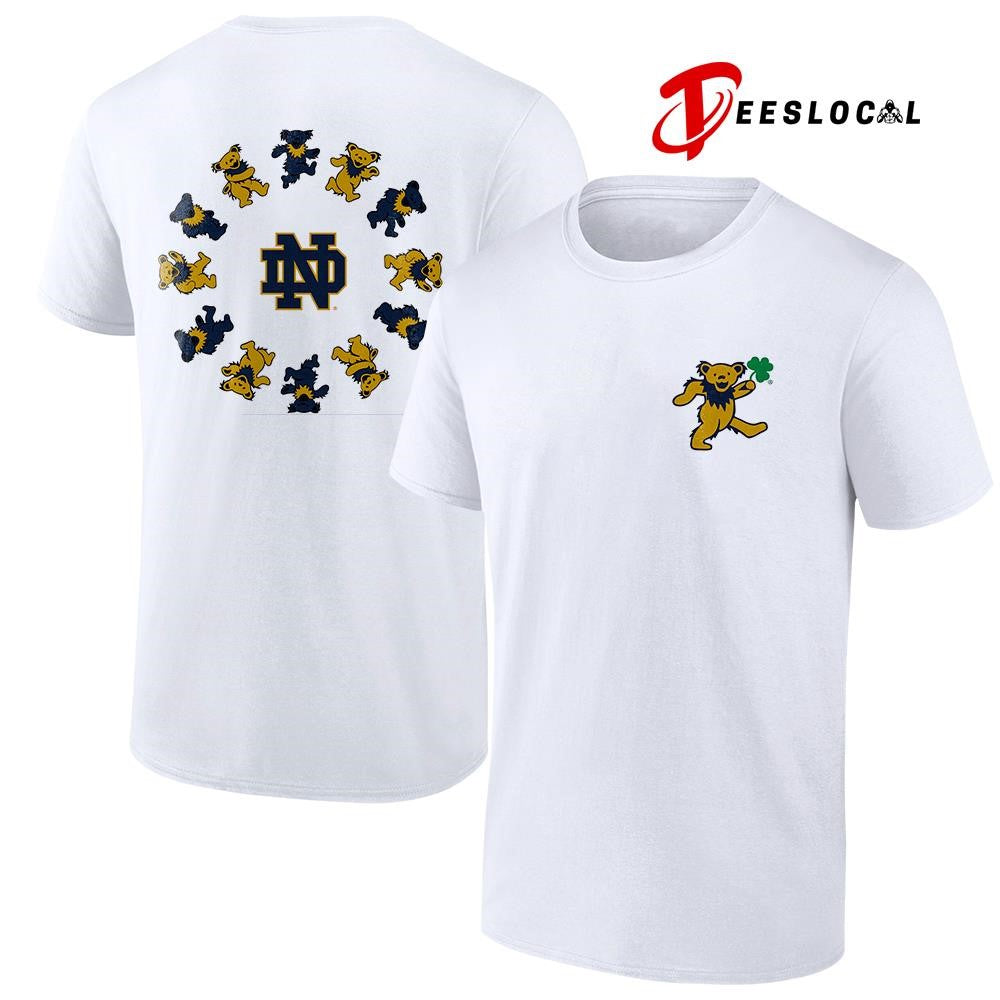 Grateful Dead x Notre Dame Fighting Irish bears circle shirt