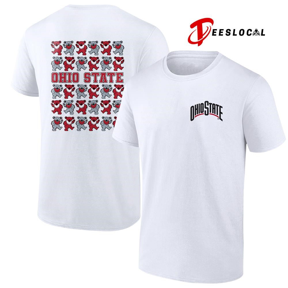 Grateful Dead x Ohio State bears mascot shirt