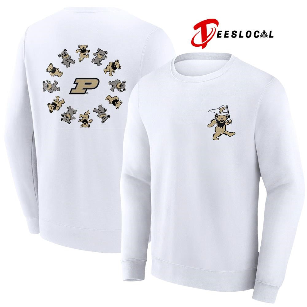 Grateful Dead x Purdue Boilermakers bears circle shirt