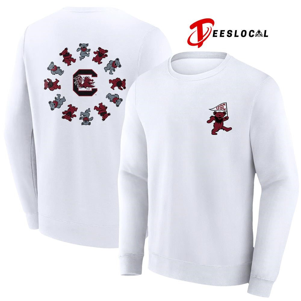 Grateful Dead x South Carolina Gamecocks bears circle shirt