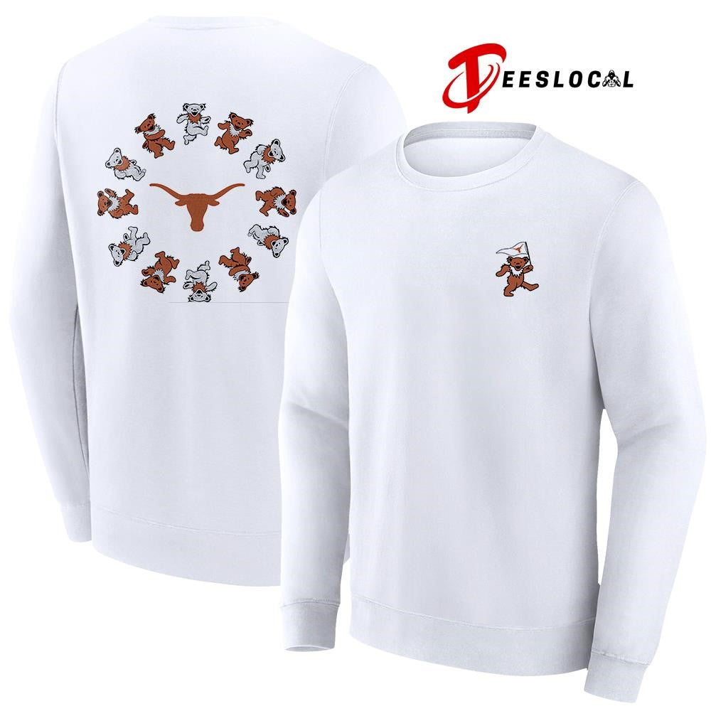 Grateful Dead x Texas Longhorns bears circle shirt