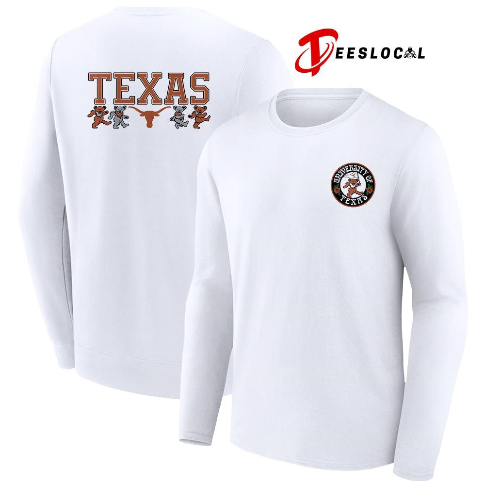 Grateful Dead x Texas Longhorns dancing bears shirt
