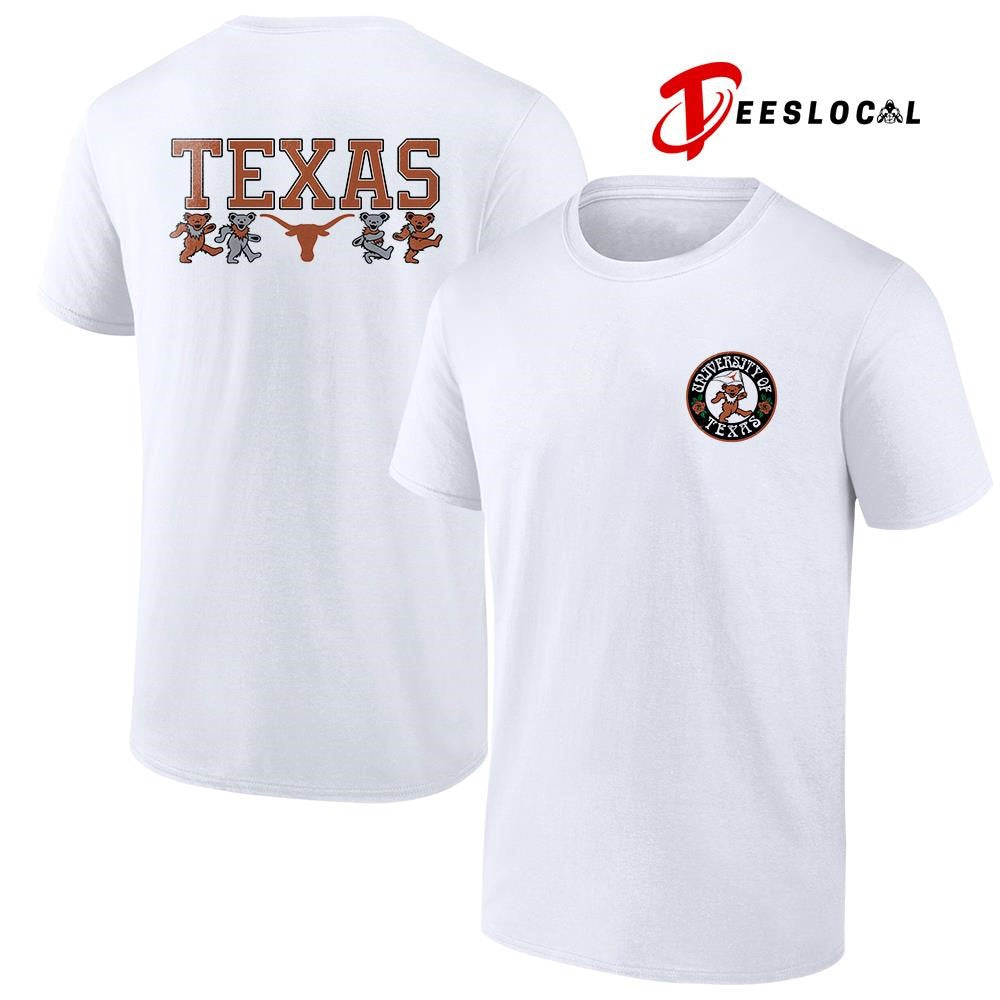 Grateful Dead x Texas Longhorns dancing bears shirt