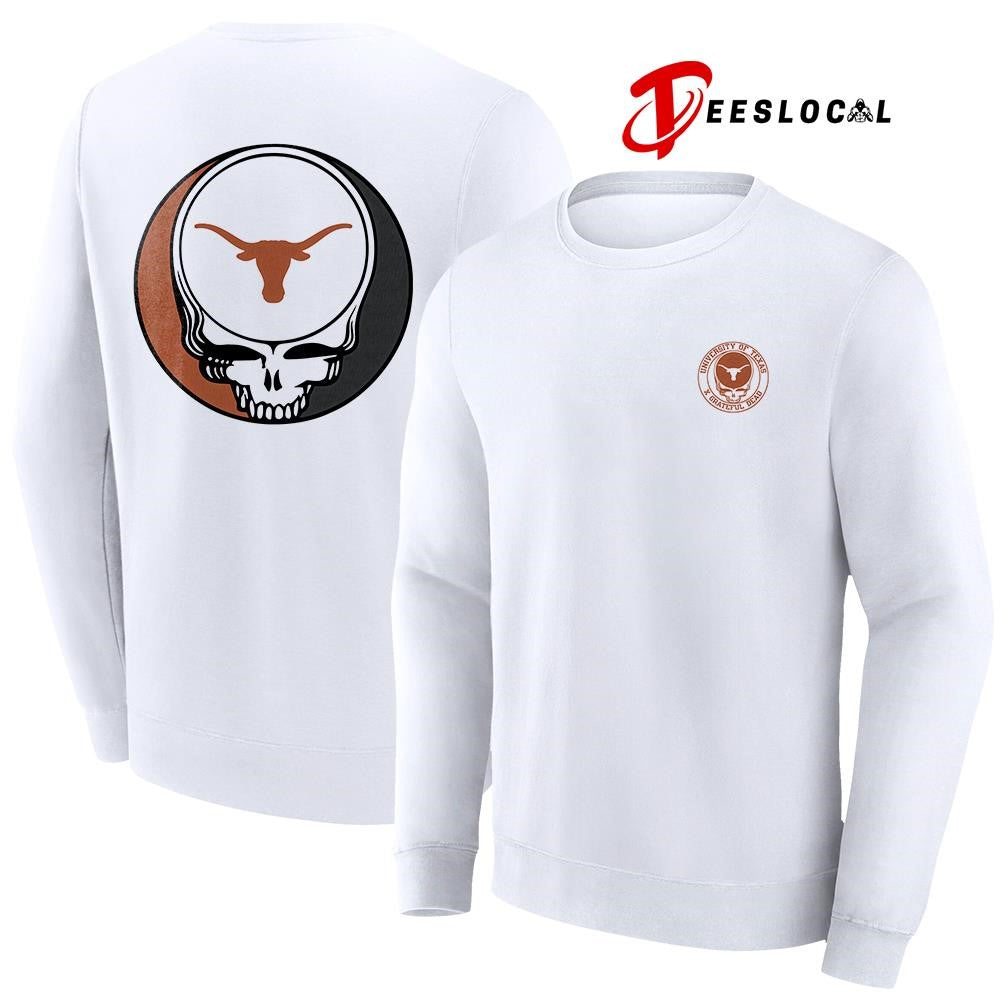 Grateful Dead x Texas Longhorns logo parody shirt