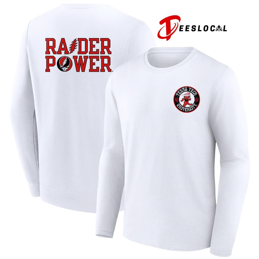 Grateful Dead x Texas Tech Red Raiders Raider power logo shirt
