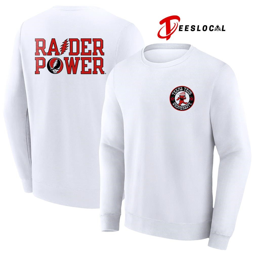 Grateful Dead x Texas Tech Red Raiders Raider power logo shirt