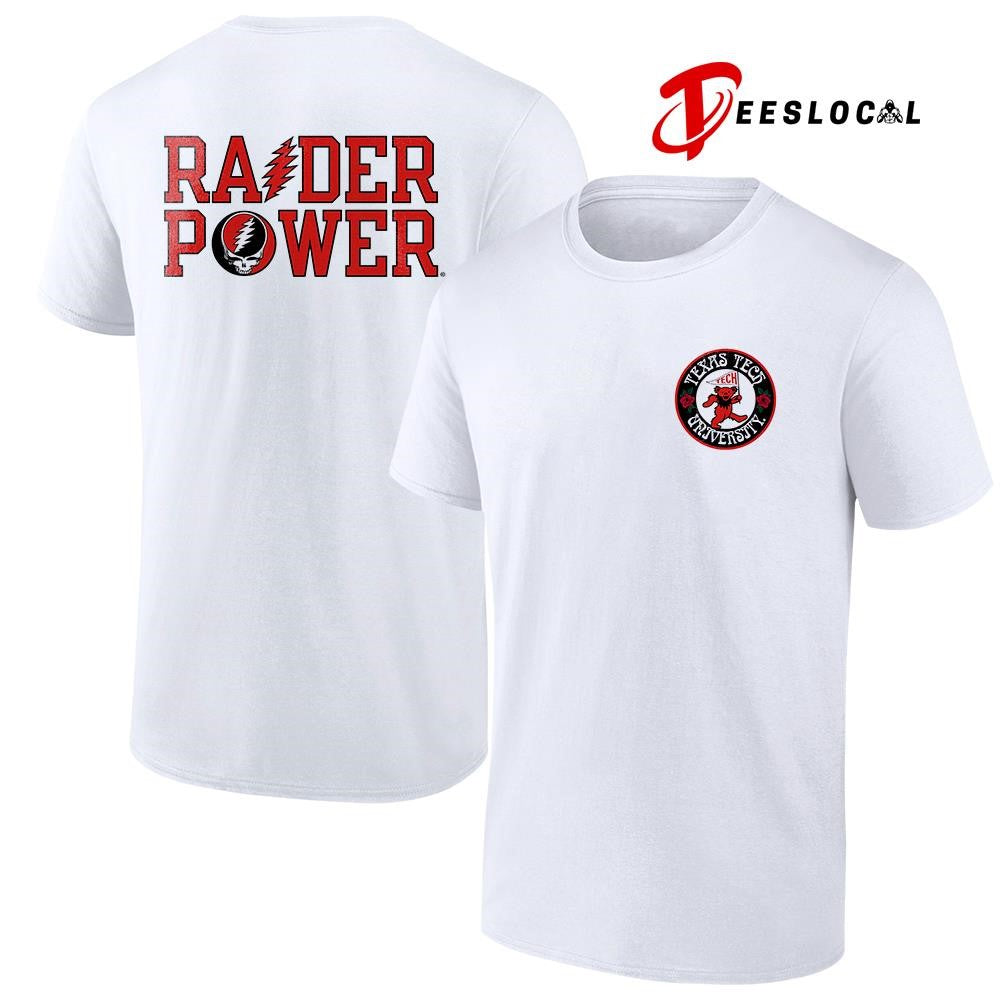 Grateful Dead x Texas Tech Red Raiders Raider power logo shirt