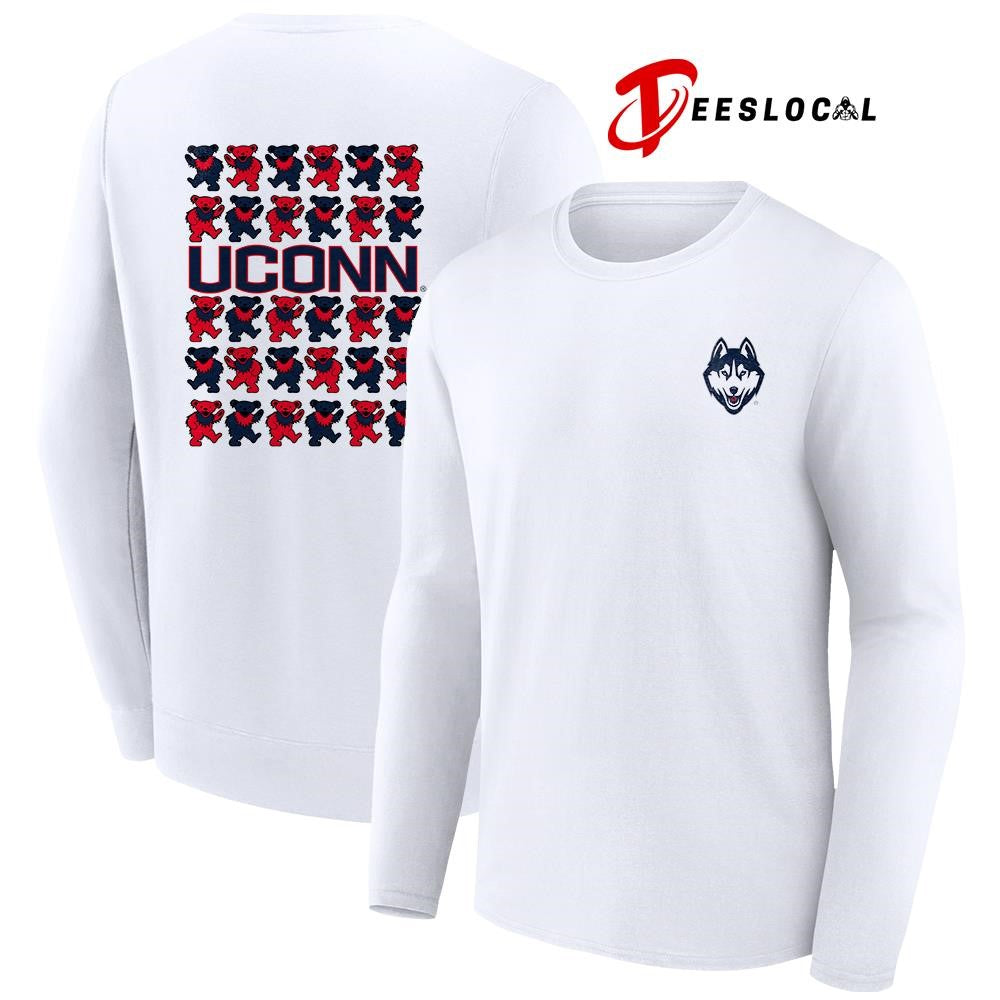 Grateful Dead x Ucon Huskies bears mascot shirt