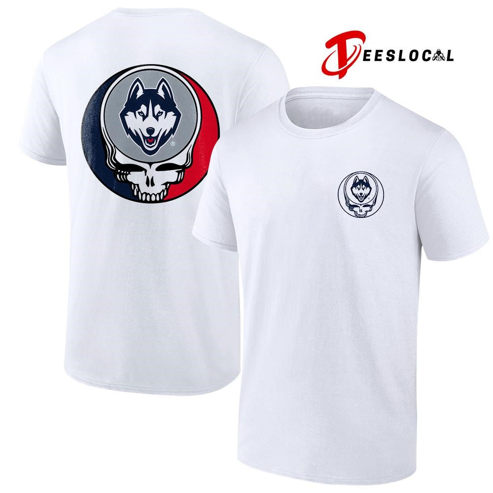 Grateful Dead x Ucon Huskies logo parody shirt