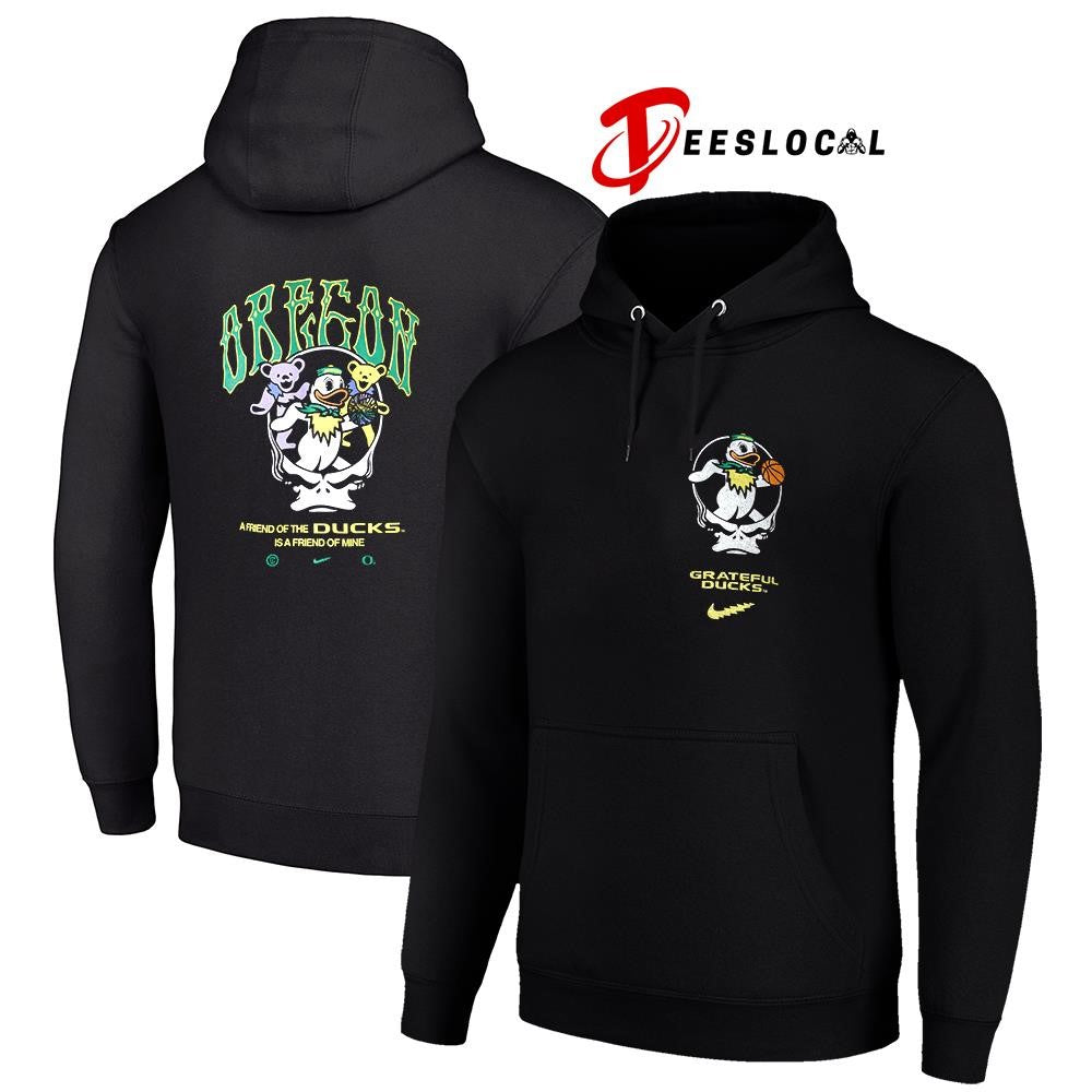 Grateful Dead x University of Oregon a friend of the Ducks is a friend of mine mascots shirt