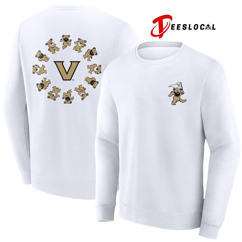 Grateful Dead x Vanderbilt Commodores bears circle shirt