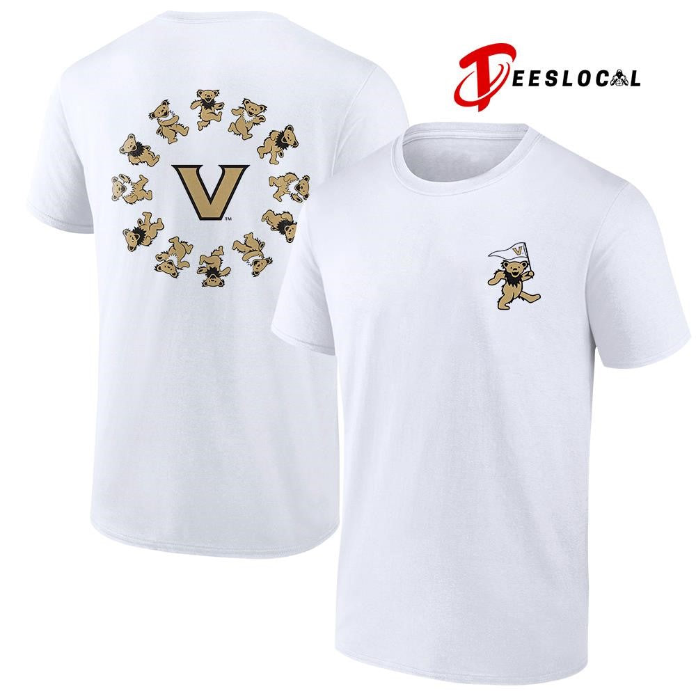 Grateful Dead x Vanderbilt Commodores bears circle shirt