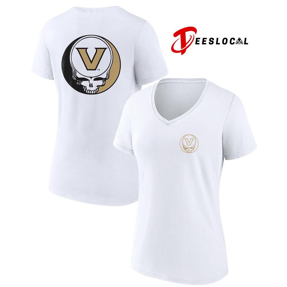 Grateful Dead x Vanderbilt Commodores logo parody shirt