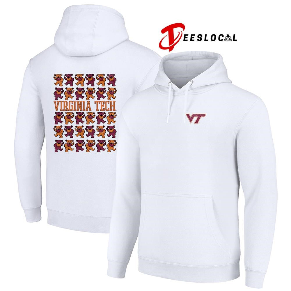 Grateful Dead x Virginia Tech Hokies bears mascot shirt