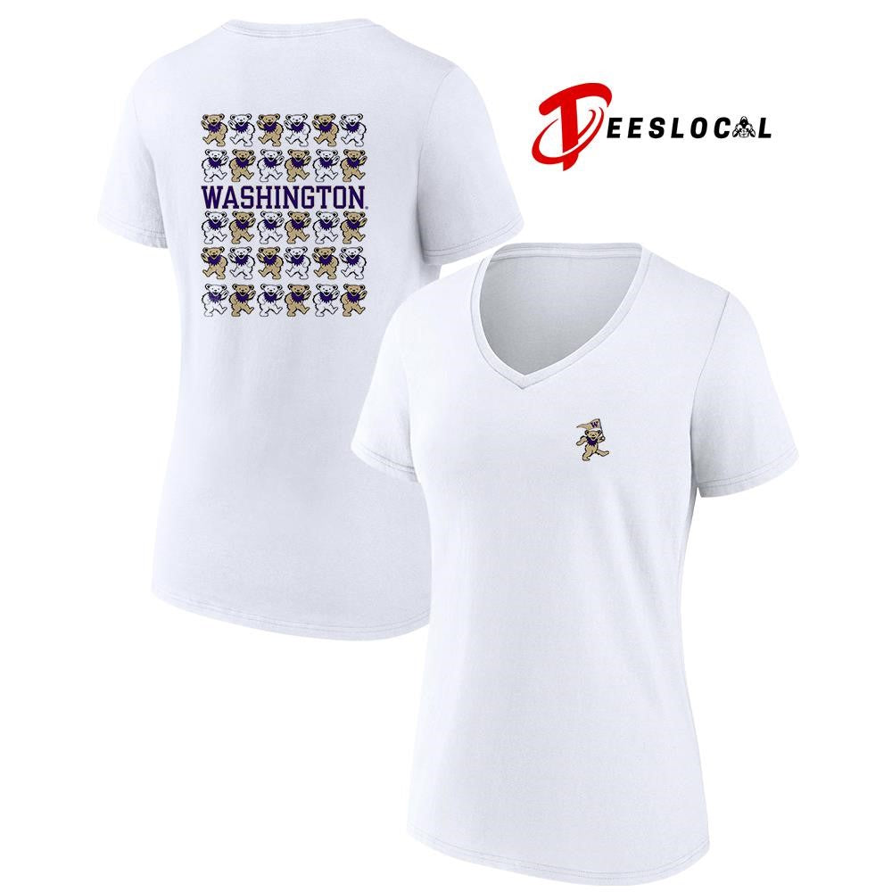 Grateful Dead x Washington Huskies bears mascot shirt