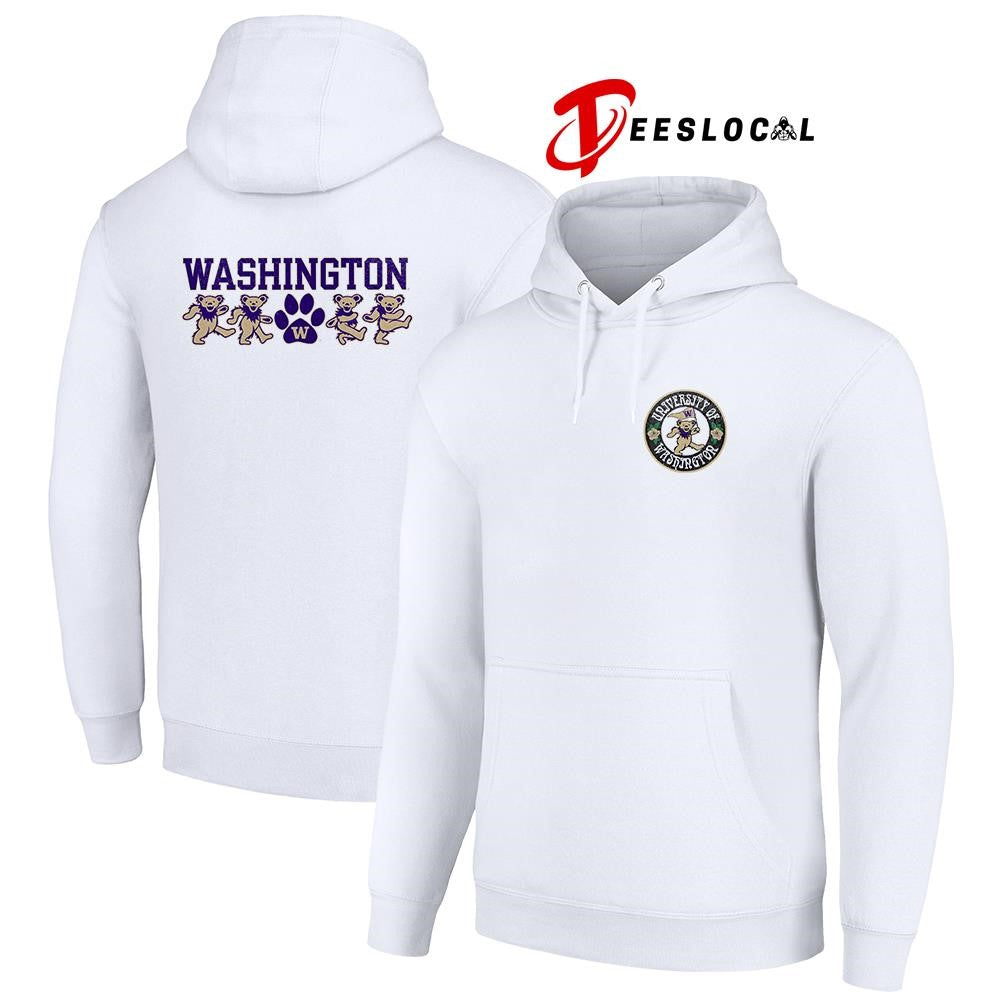 Grateful Dead x Washington Huskies dancing bears shirt