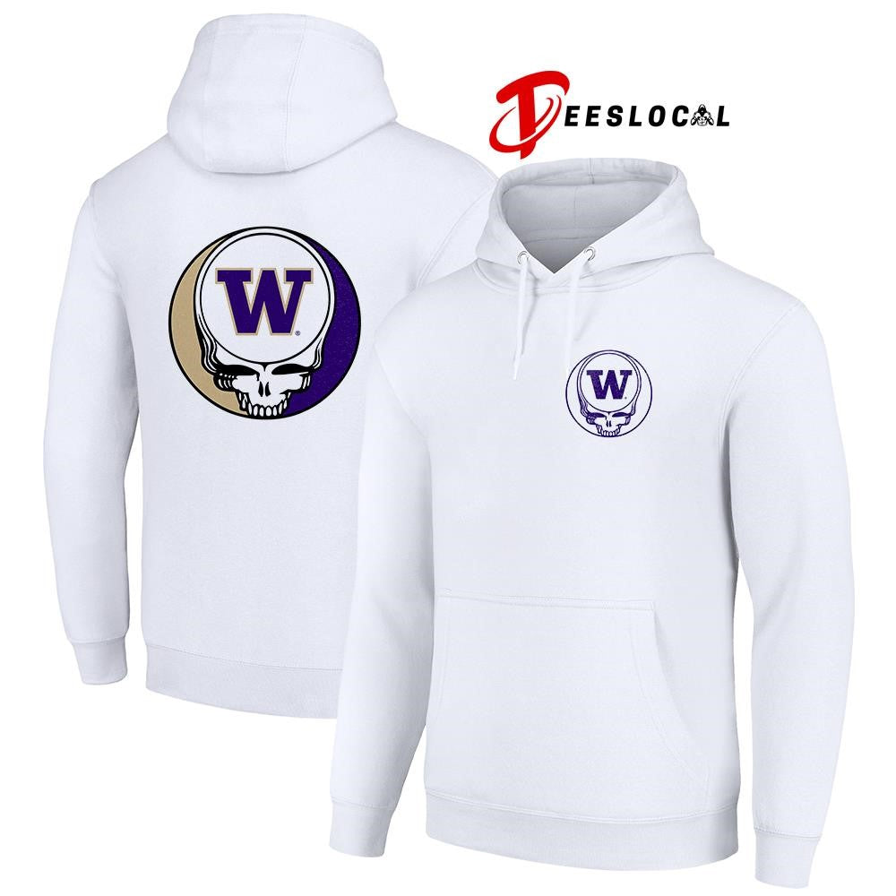 Grateful Dead x Washington Huskies logo parody shirt