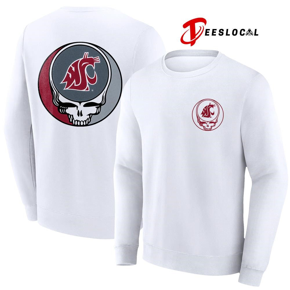 Grateful Dead x Washington State Cougars logo parody shirt