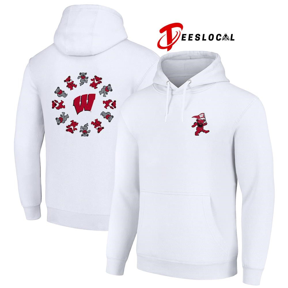 Grateful Dead x Wisconsin Badgers bears circle shirt