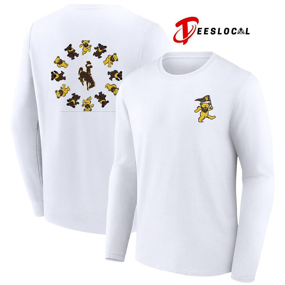 Grateful Dead x Wyoming Cowboys bears circle shirt