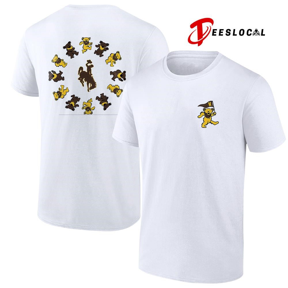 Grateful Dead x Wyoming Cowboys bears circle shirt