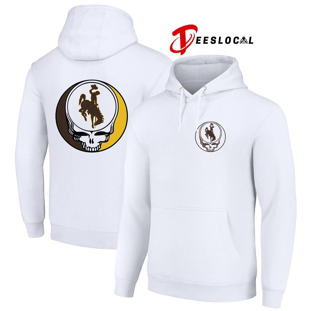 Grateful Dead x Wyoming Cowboys logo parody shirt