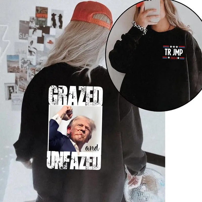 Grazed And Unfazed TruUmmP Trending Shirt, Thug Life TruumPP Shirt, TruUmMp Maga shirt,Trending Tee, Country Music...