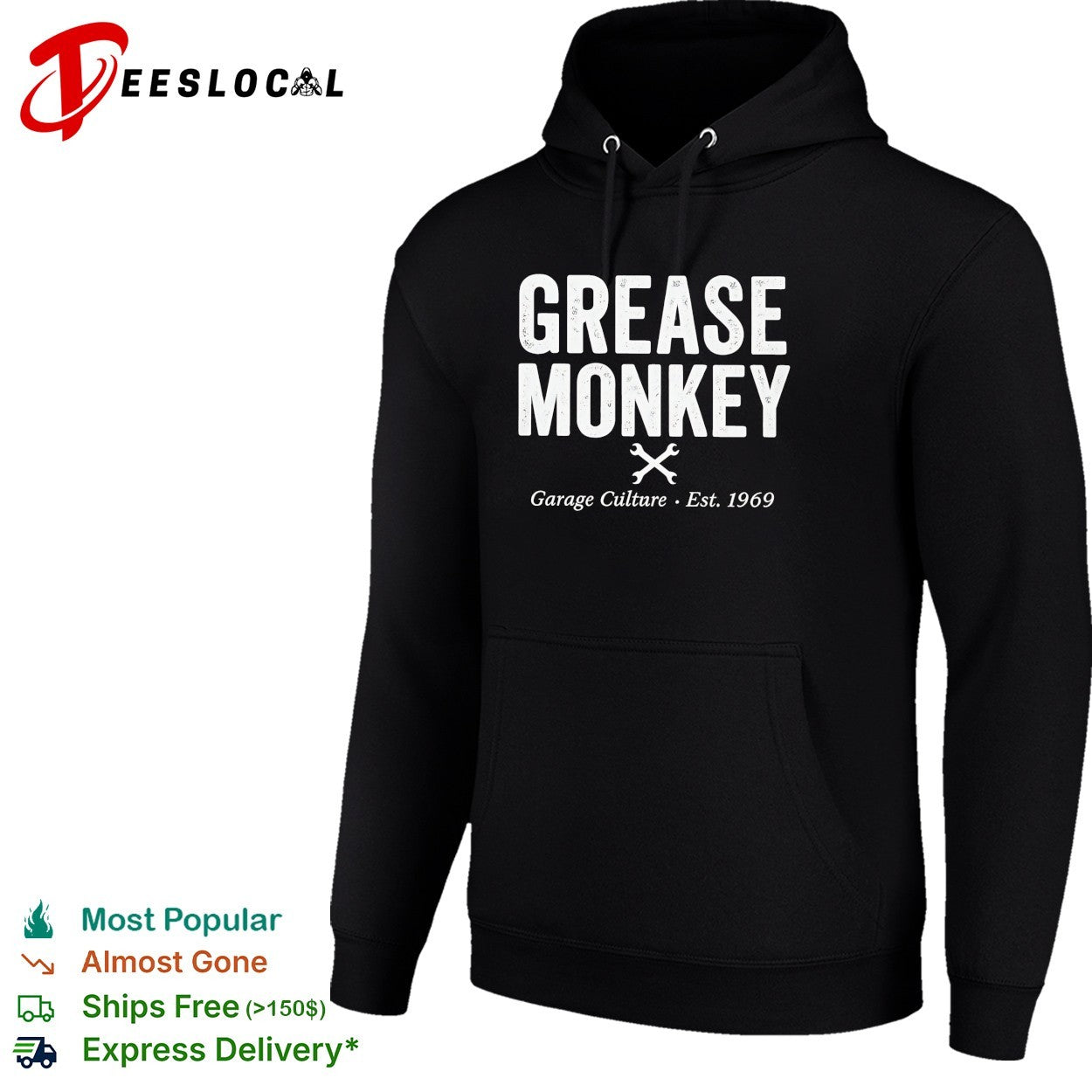 Grease monkey garage culture 1969 shirt