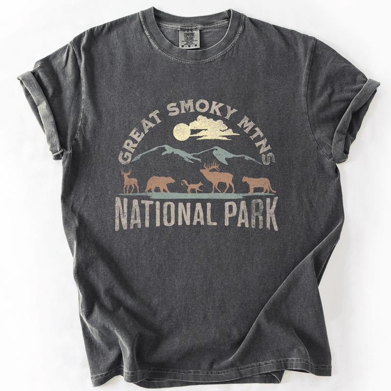 Great Smoky Mountains National Park Nature Outdoors Camping Hiking Comfort Colors Comfort Colors T-Shirts, Hoodie, Sweatshirt