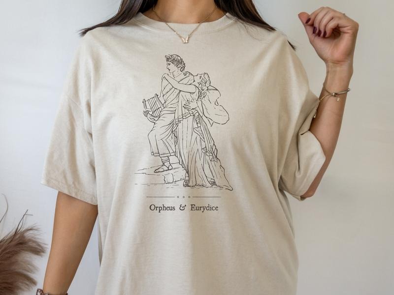 Greek Mythology Orpheus Eurydice Shirt Poet Shirt Ancient Greece Greek Gods Shirt Greek Goddess Dark Academia Artsy Shirt T-Shirts, Hoodie, Sweatshirt