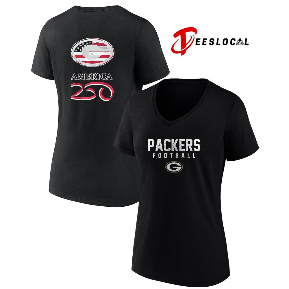 Green Bay Packers x 250 years of America camo shirt